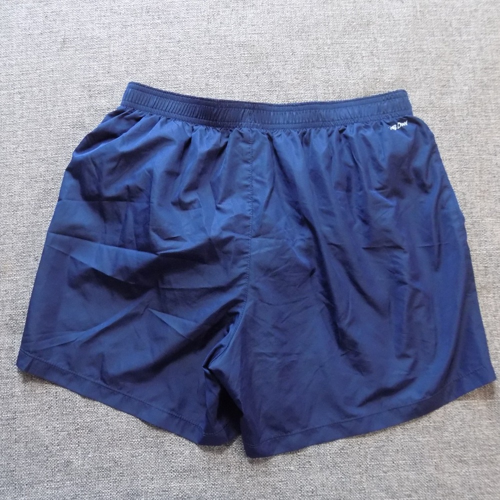 New Balance Running Shorts Mens Medium Navy Blue Excellent NB Dry Athletic 5in